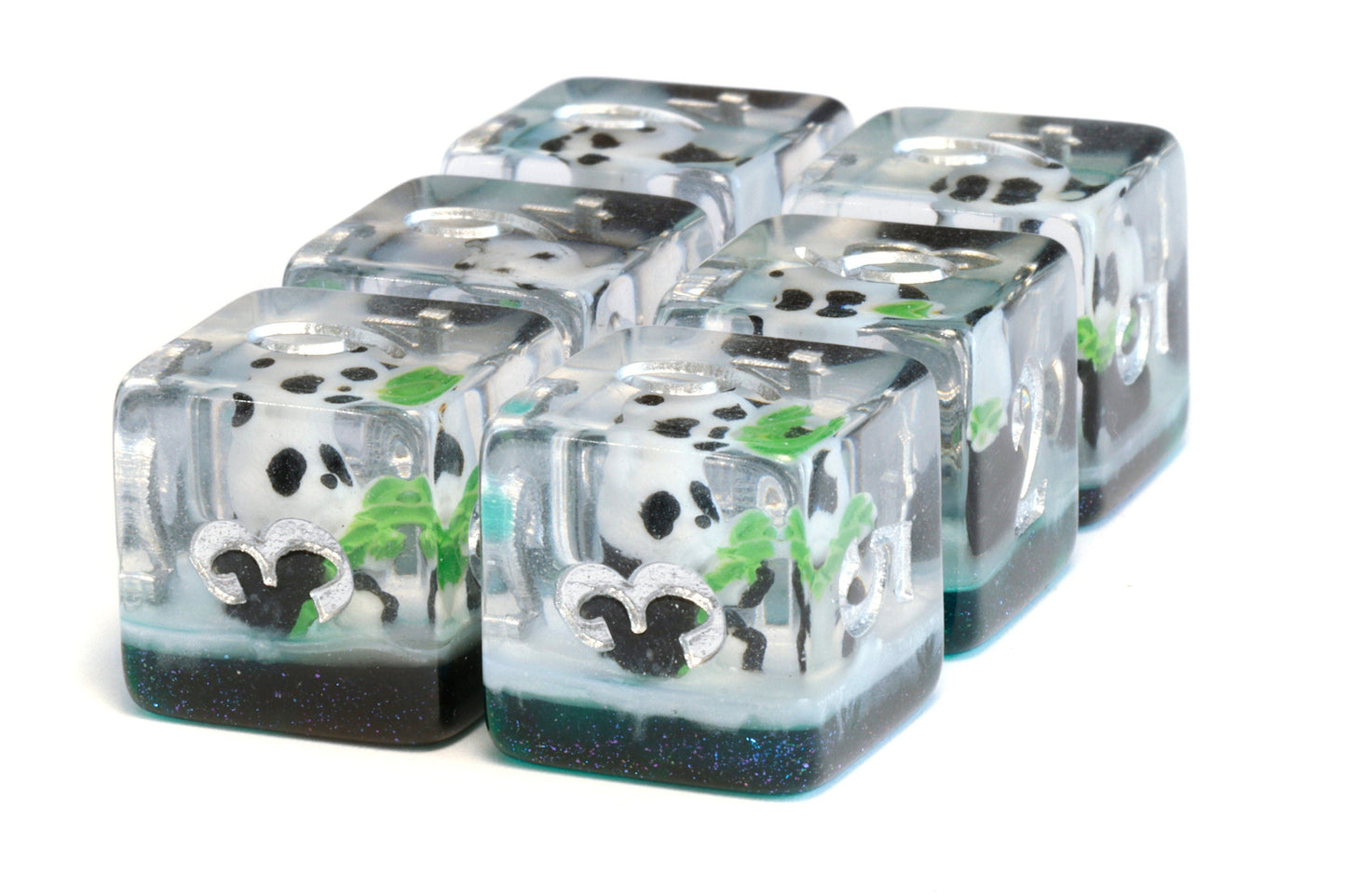 Lucky Panda D6 Dice - The Wizard's Vault