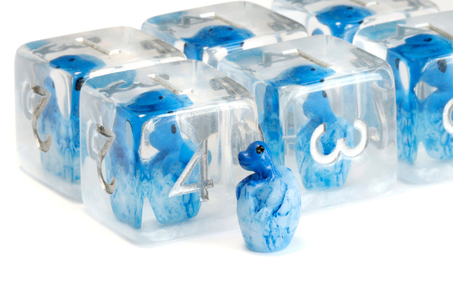 Blue Dragon Hatchling D6 Dice - The Wizard's Vault