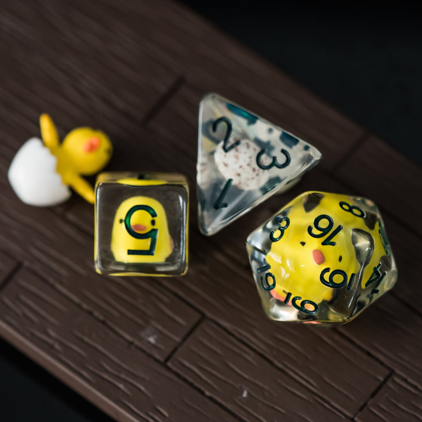 Swarm of Chicken dice set - The Wizard's Vault