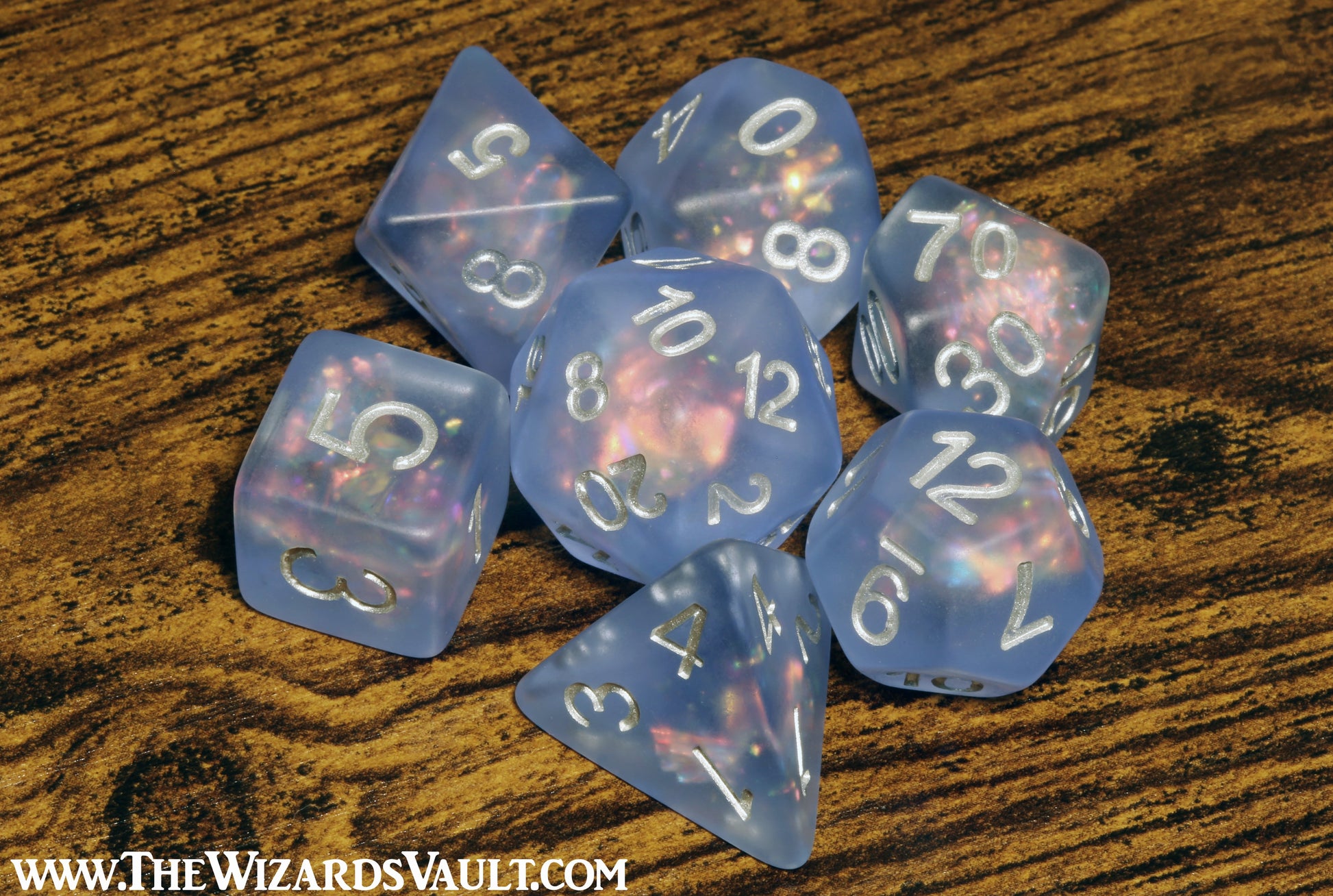 Frost Faerie dice set - The Wizard's Vault