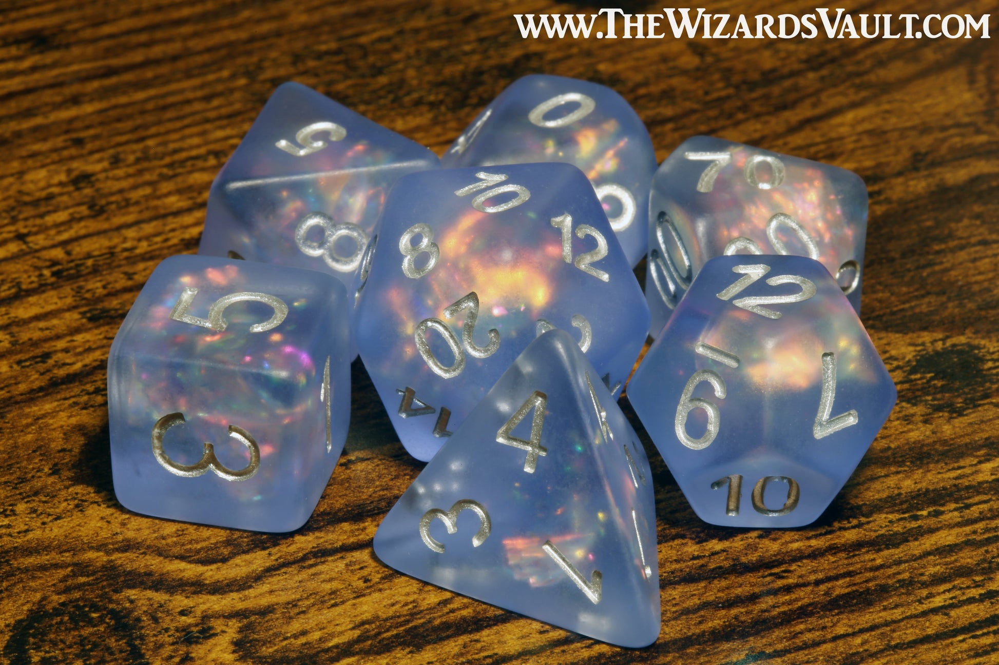 Frost Faerie dice set - The Wizard's Vault