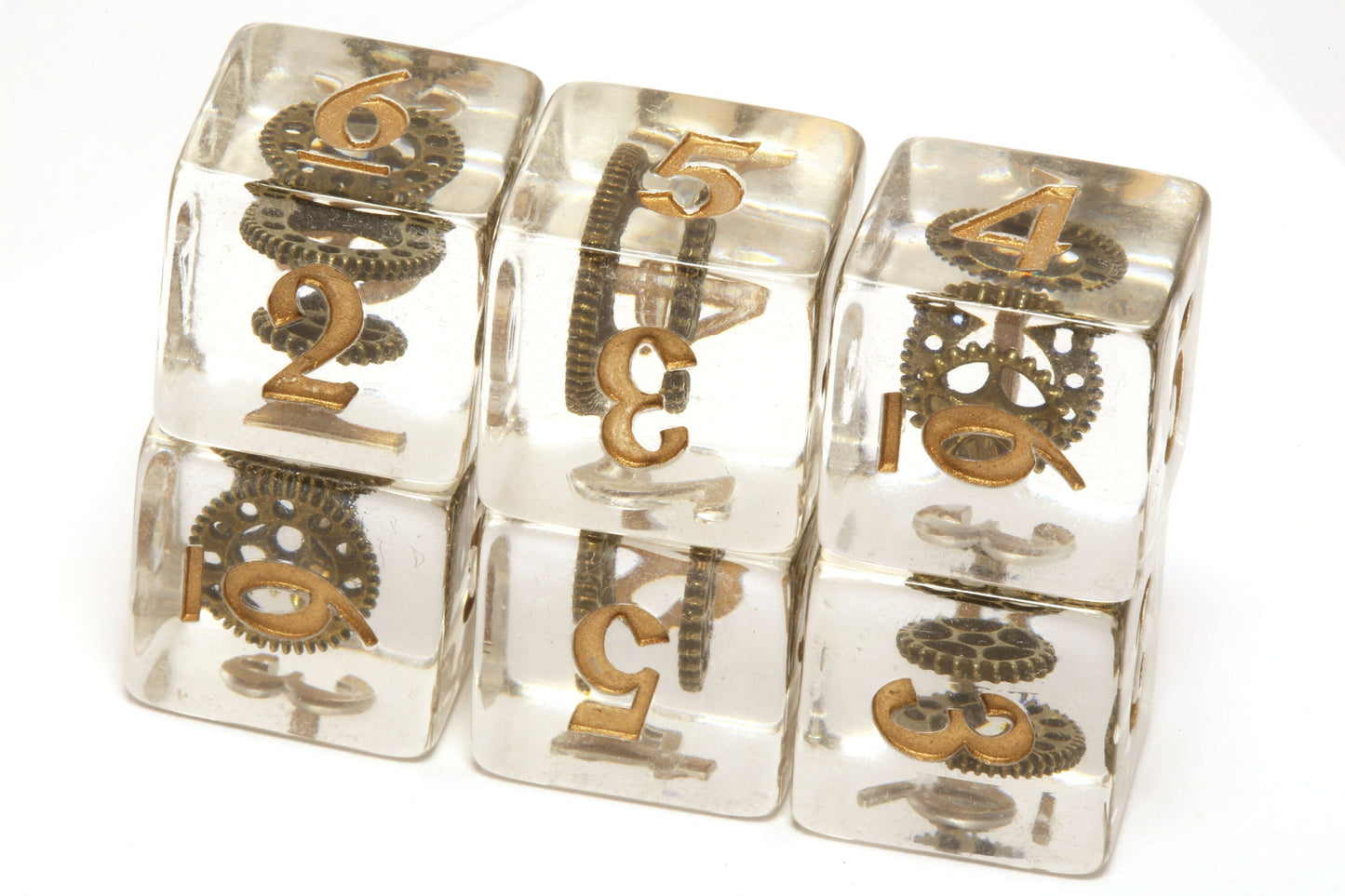 Gnome Tinkerer D6 Dice - The Wizard's Vault
