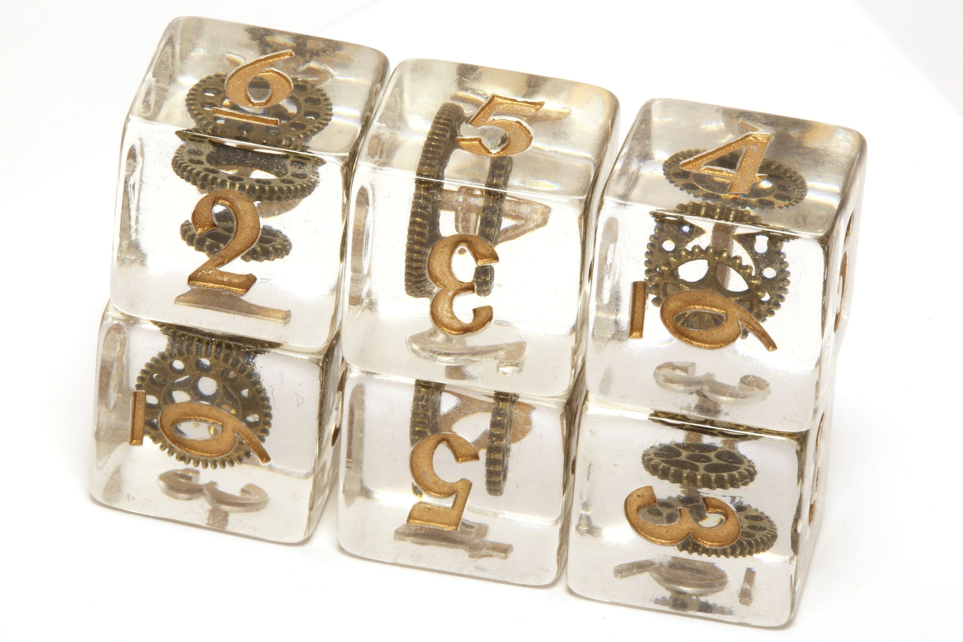 Gnome Tinkerer D6 Dice - The Wizard's Vault