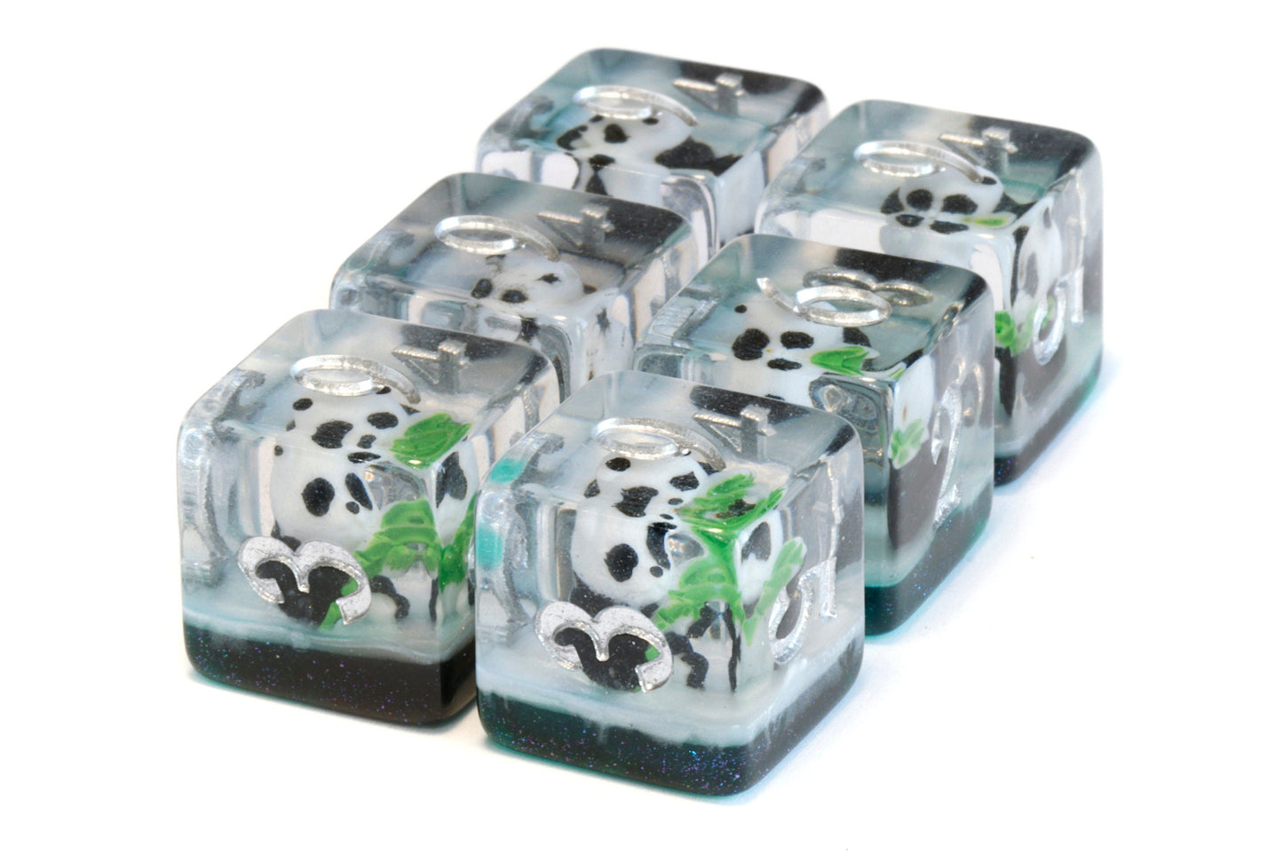 Lucky Panda D6 Dice - The Wizard's Vault
