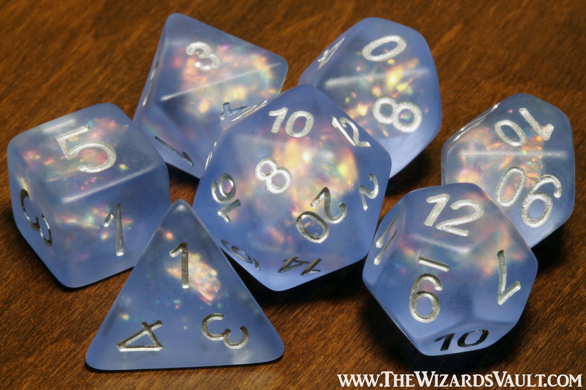 Frost Faerie dice set - The Wizard's Vault
