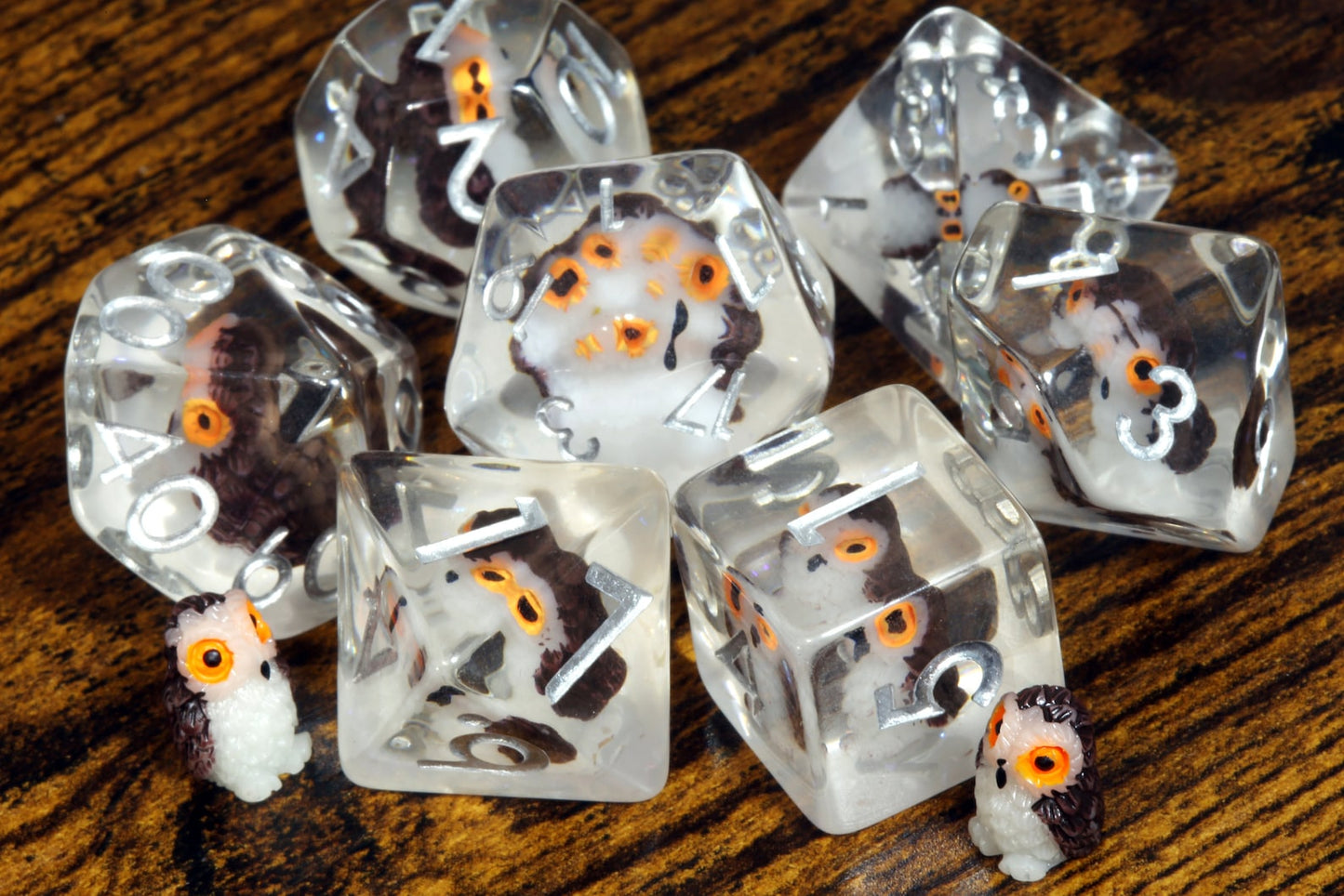 Wise Owl dice set - The Wizard's Vault