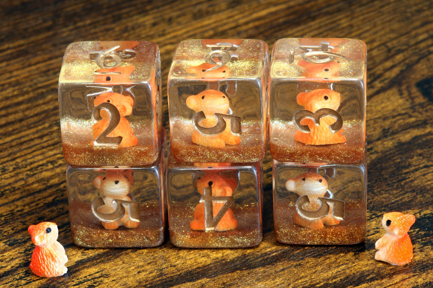 Hamster D6 dice - The Wizard's Vault