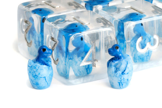 Blue Dragon Hatchling D6 Dice - The Wizard's Vault