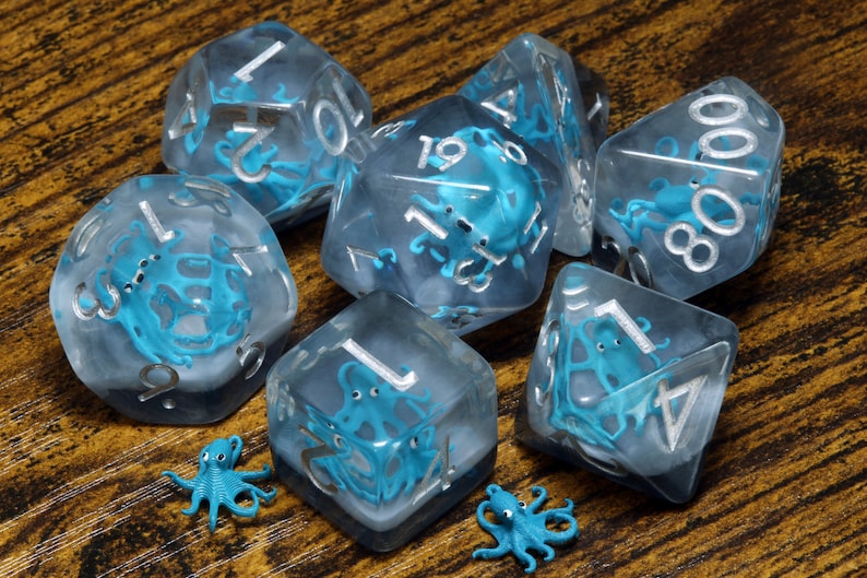 Octopus dice set - The Wizard's Vault